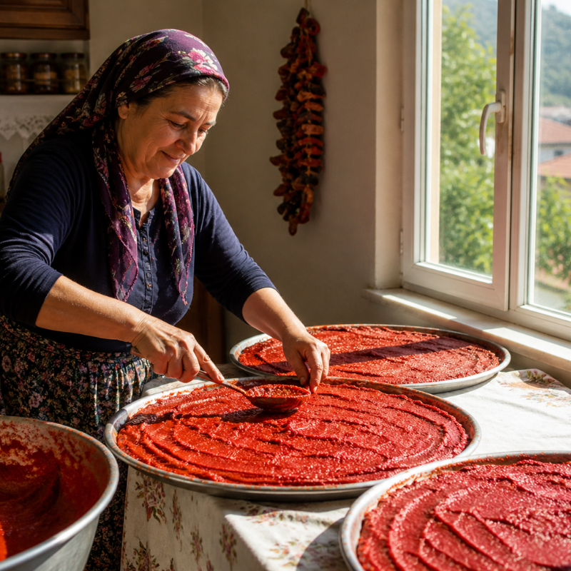 güneşte kurutma