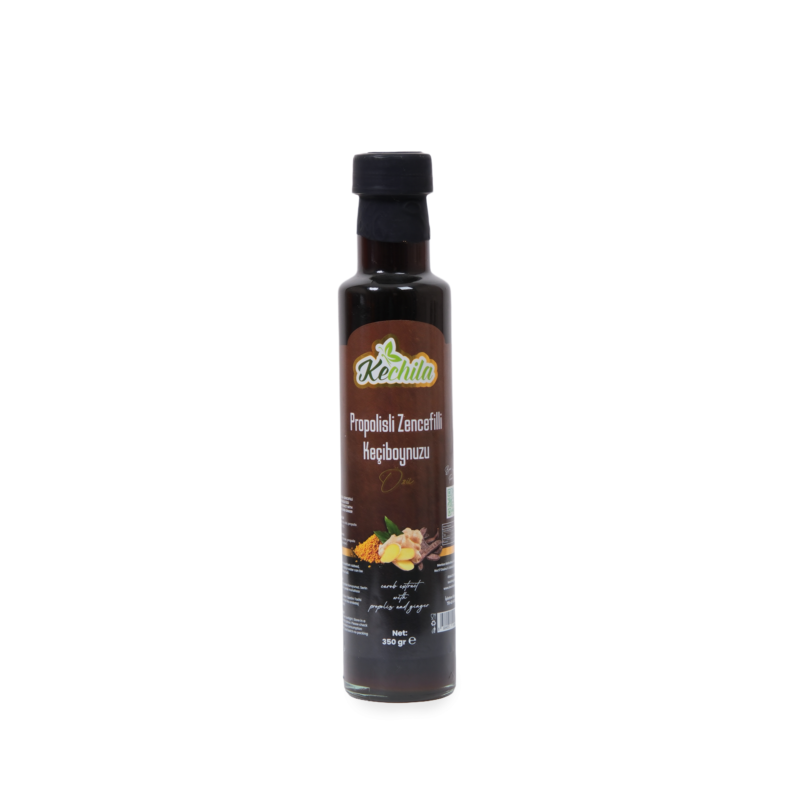 propolisli-zencefilli-keciboynuzu-naturesin Kechila Propolisli Zencefilli Keçiboynuzu Özü 350 ML - Görsel 1
